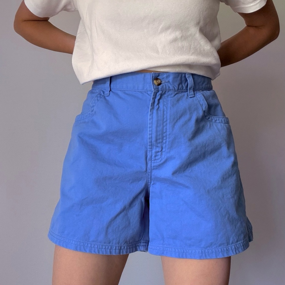 Vintage Periwinkle Blue Coastal Carpenter Women's Shorts Size 10/12